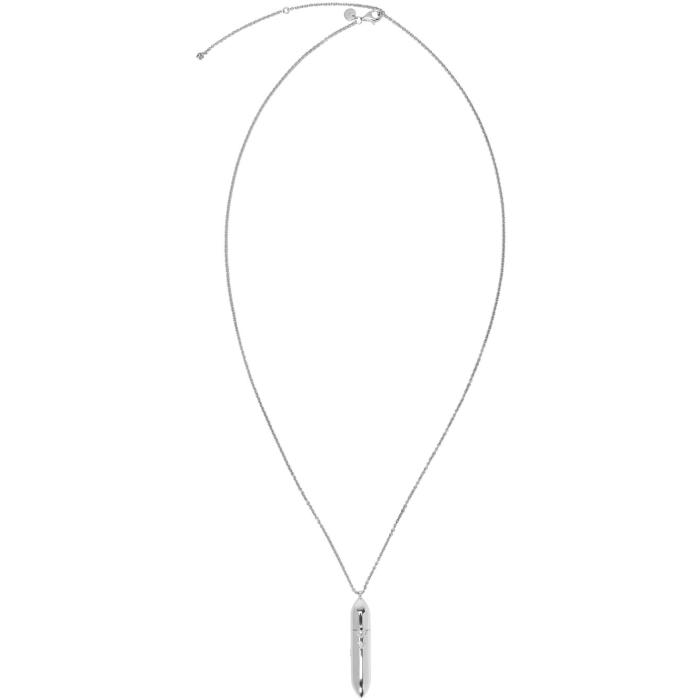 Tom Wood Silver Large Bullet Necklace Tom Wood
