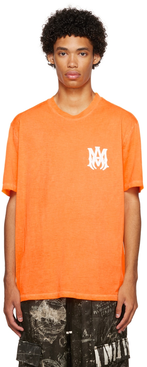 AMIRI Orange Printed T-Shirt Amiri