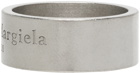 Maison Margiela Silver Large Logo Ring