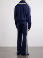 KAPITAL - Striped Jersey Track Jacket - Blue