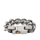 1017 ALYX 9SM Men's Buckle Bracelet in Silver