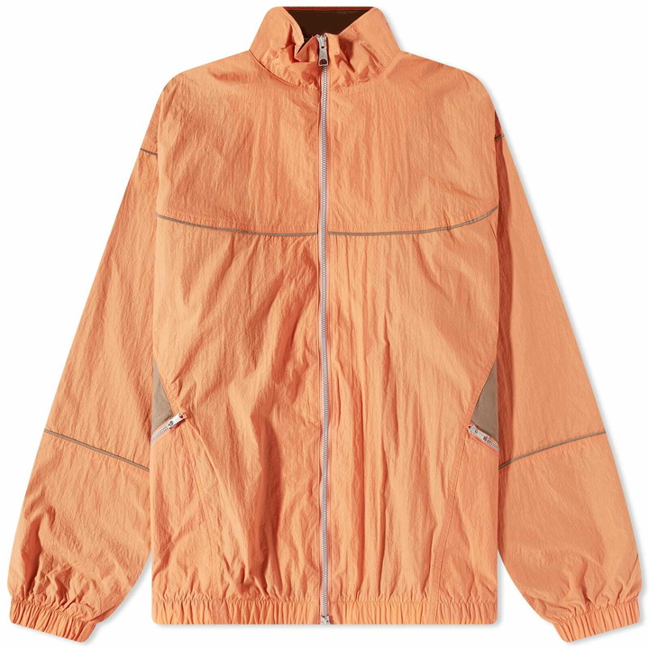 Photo: Nike Men's Air Jordan Essential Statement Warmup Jacket in Rust Oxide/Palomino