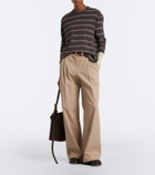 Jil Sander Striped cotton T-shirt