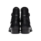 Saint Laurent Black Wyatt Jodhpur Boots