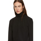 Haider Ackermann Black High Neck Blouse