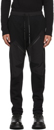 Julius Black Cross Switching Lounge Pants