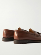 Brunello Cucinelli - Tasselled Leather Loafers - Brown