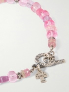 Peyote Bird - Metz Silver Multi-Stone Beaded Bracelet