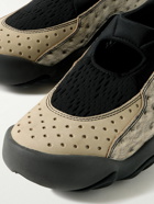 Oakley Factory - Brain Dead Flesh Panelled Textured-Leather, Nubuck, Mesh and Scuba Slip-On Sneakers - Neutrals