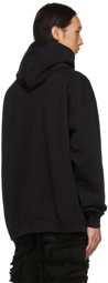 VETEMENTS Black Haute Couture Logo Hoodie