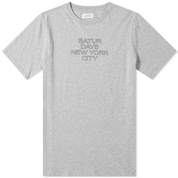 Photo: Saturdays NYC Mars Outline Tee