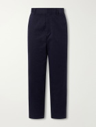 SEASE - Chino Tech Straight-Leg Cotton-Blend Twill Trousers - Blue