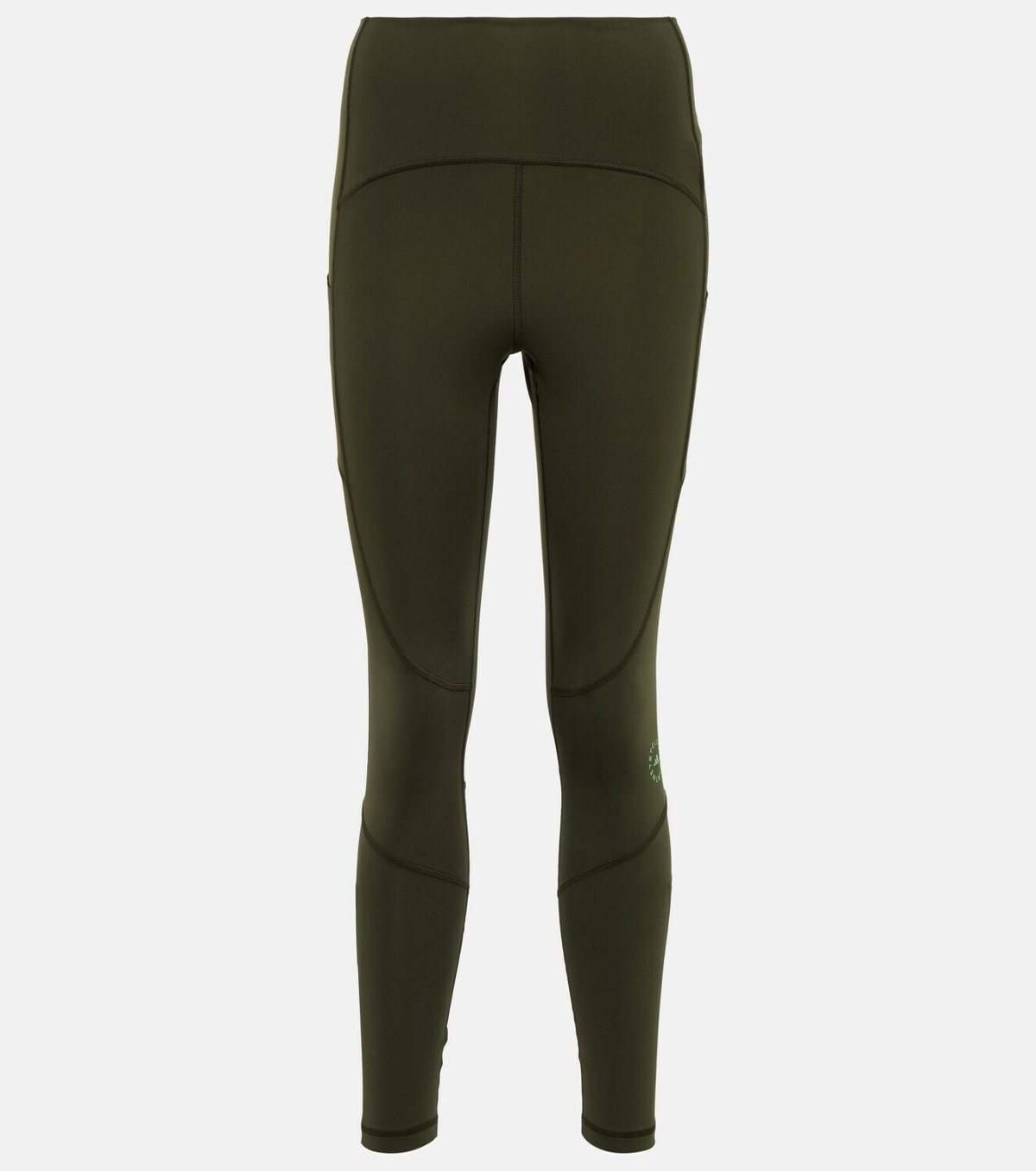 TruePace high-rise leggings in black - Adidas By Stella Mc Cartney