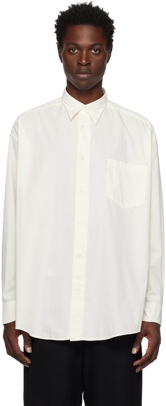 Photo: The Frankie Shop Off-White Chadwick Shirt
