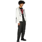 Worstok White Please Be Quiet Hoodie