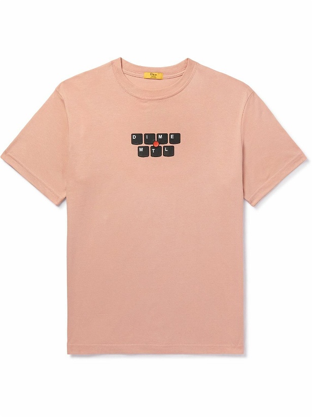 Photo: DIME - Thinkpad Logo-Print Cotton-Jersey T-Shirt - Pink