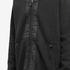 Comme Des Garçons Homme Men's Boa Fleece Zip Liner Jacket in Black