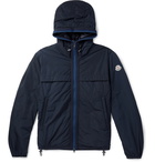 Moncler - Webbing-Trimmed Shell Hooded Down Jacket - Men - Navy