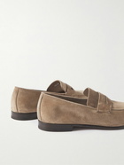 Zegna - L'asola Suede Loafers - Neutrals