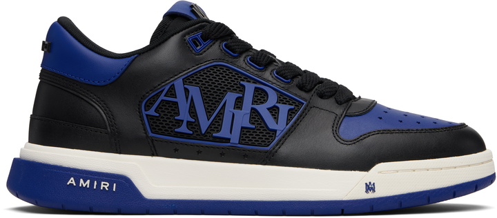 Photo: AMIRI Black & Blue Classic Low Sneakers