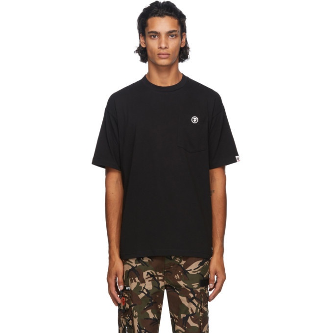 Photo: AAPE by A Bathing Ape Black One Point T-Shirt