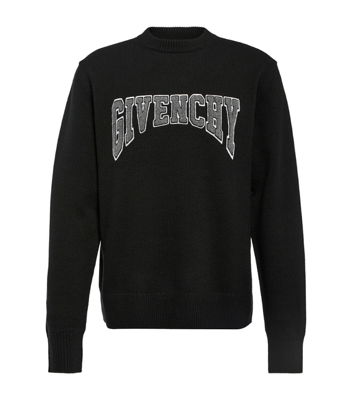 Photo: Givenchy - Logo wool and cashmere sweatshirt