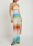 Missoni Patterned Metallic-knit Trousers Multicoloured