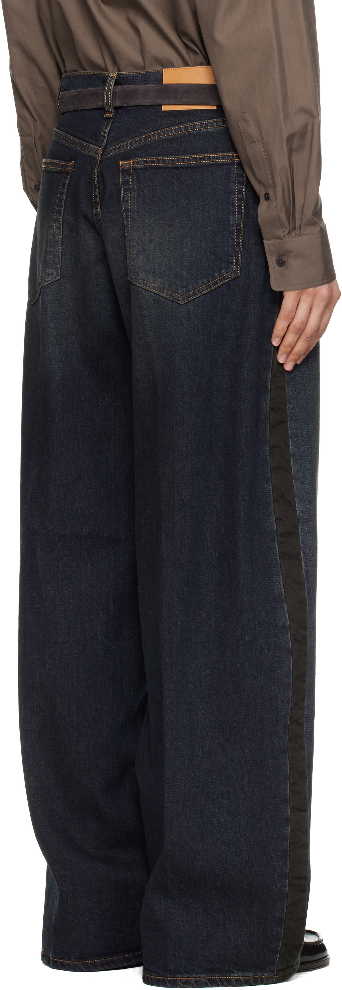 6397 Blue Tuxedo Roomy Jeans
