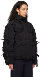 Sandy Liang Black Etoile Puffer Jacket