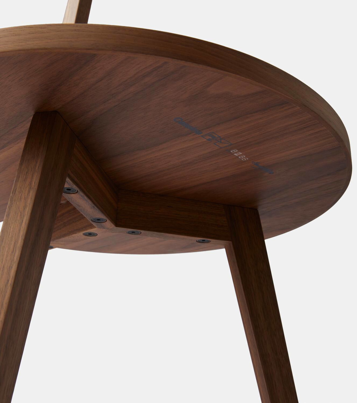 Cassina Cicognino walnut side table