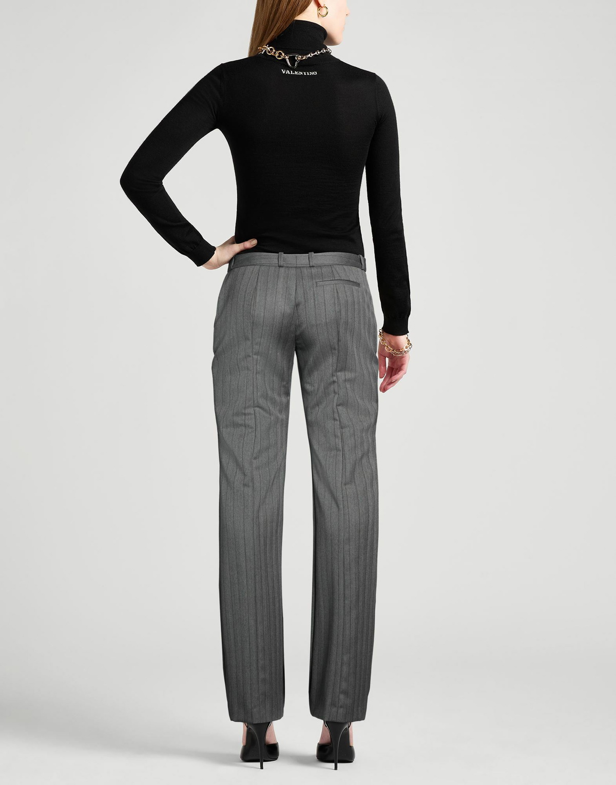 Mcqueen Womens Pants in Grey