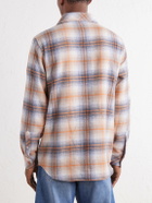 God's True Cashmere - Tartan Cashmere-Flannel Shirt - Orange