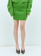 Sportmax Wool-And-Cashmere-Blend Mini Skirt