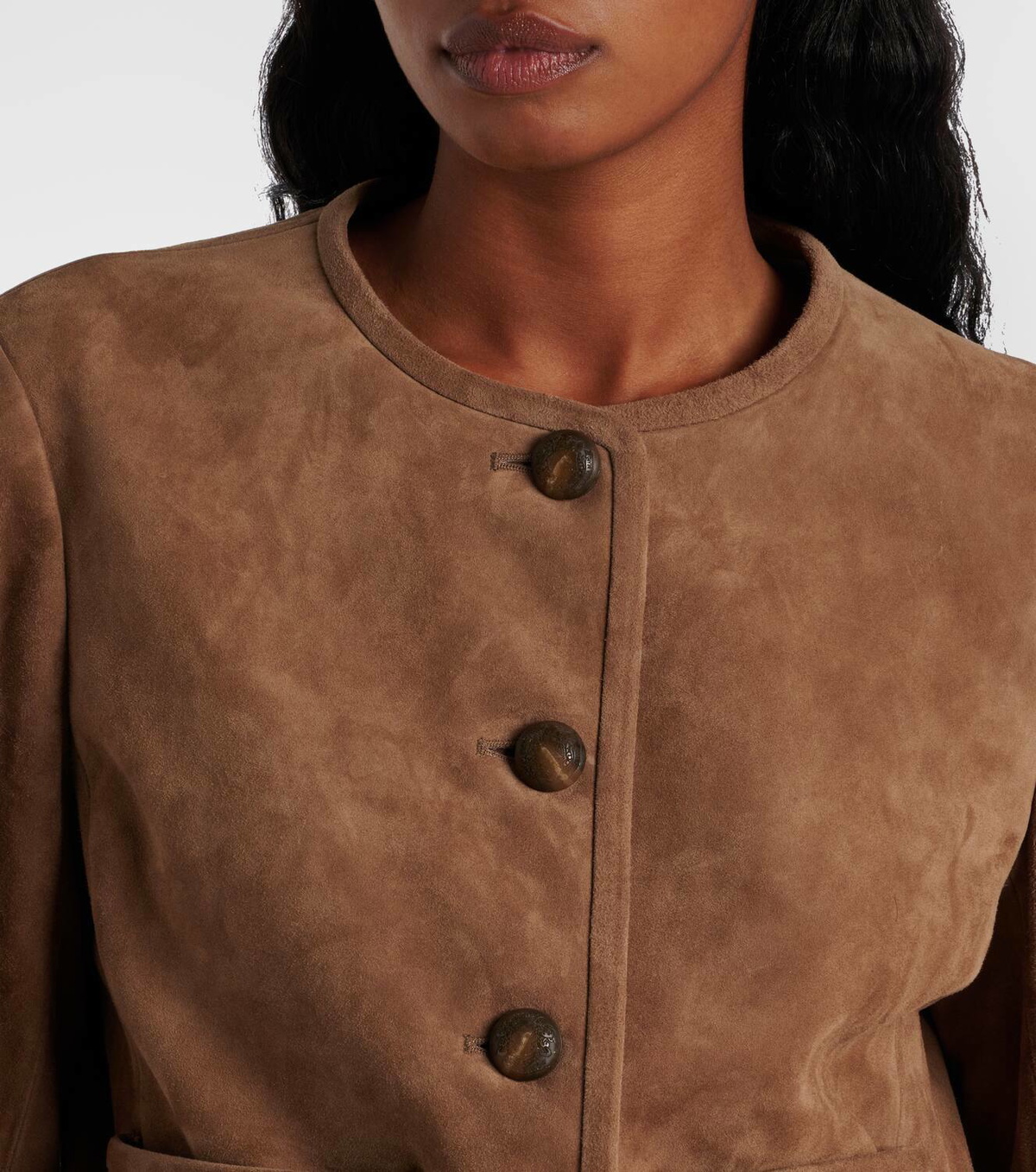 Veronica Beard Andrea suede jacket