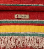 The House of Lyria Xoroi striped wool-blend throw