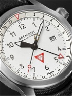 Bremont - MBIII 10th Anniversary Limited Edition Automatic GMT 43mm Stainless Steel and Leather Watch, Ref. MBIII-WH-LE