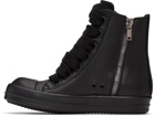 Rick Owens Black Jumbo Laced Sneakers