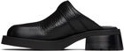 Miista Black Aroa Buckled Mules
