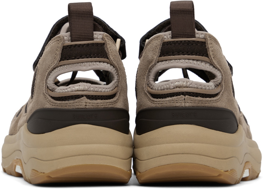 SUICOKE Brown & Beige AKK-ab Sneakers