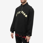 ICECREAM Men's Quarter Zip Sweat in Black