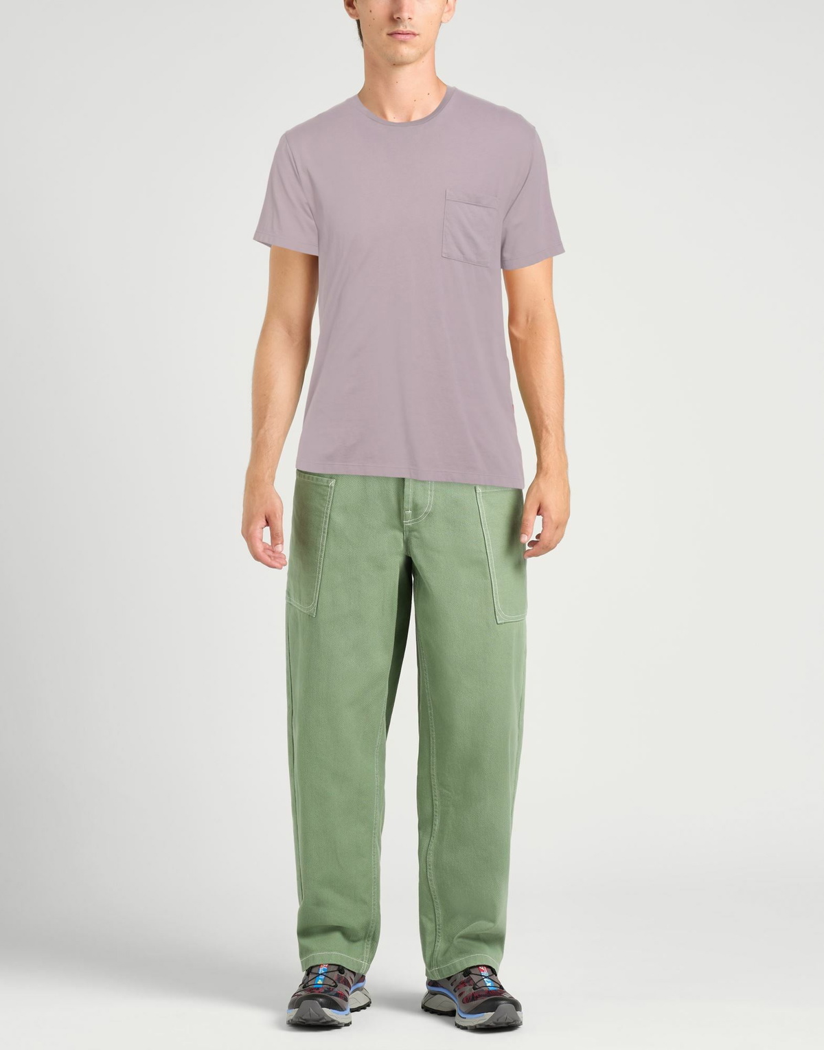 Barena Mens T-shirt in Lilac