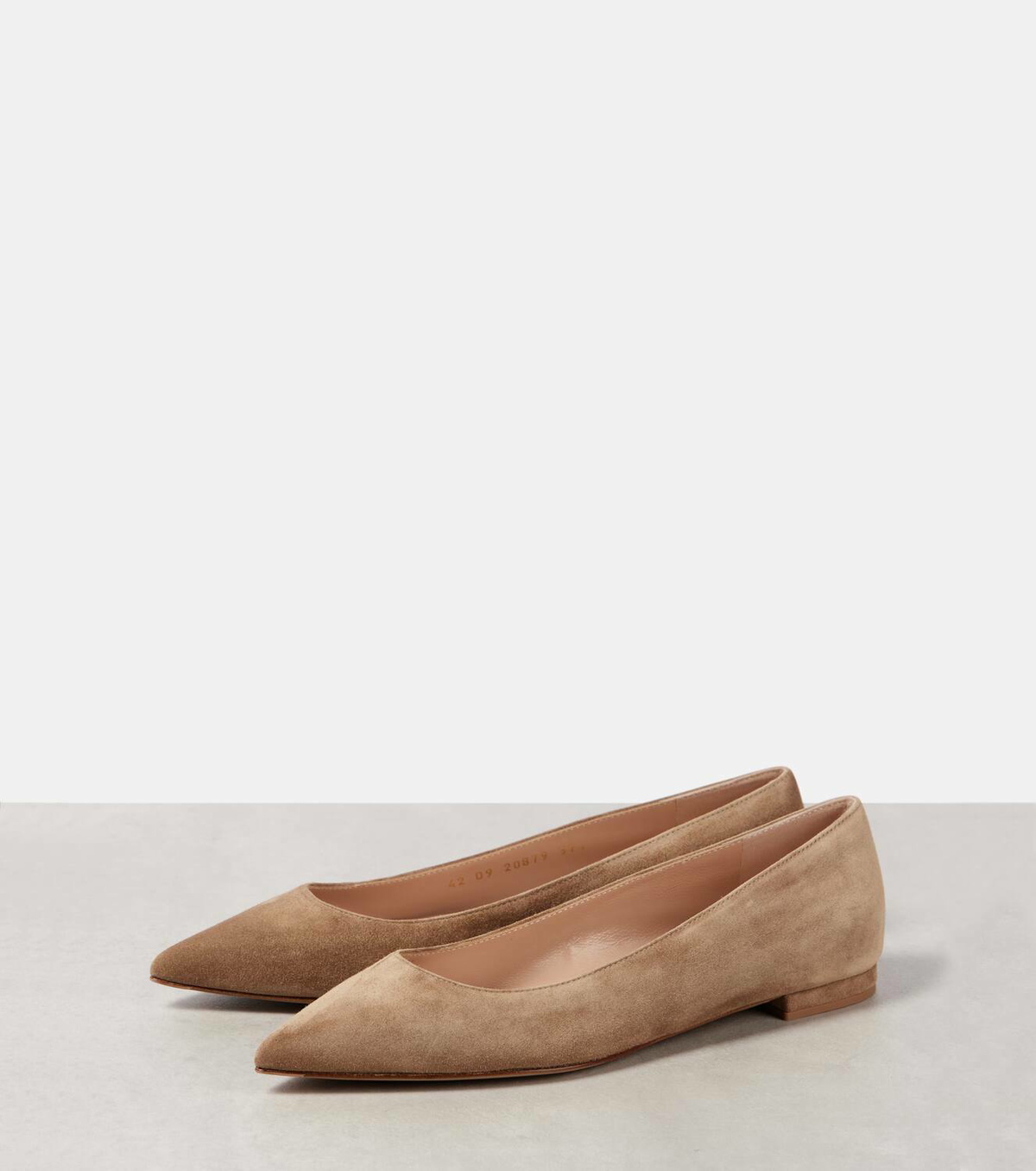 Gianvito Rossi Gianvito suede ballet flats