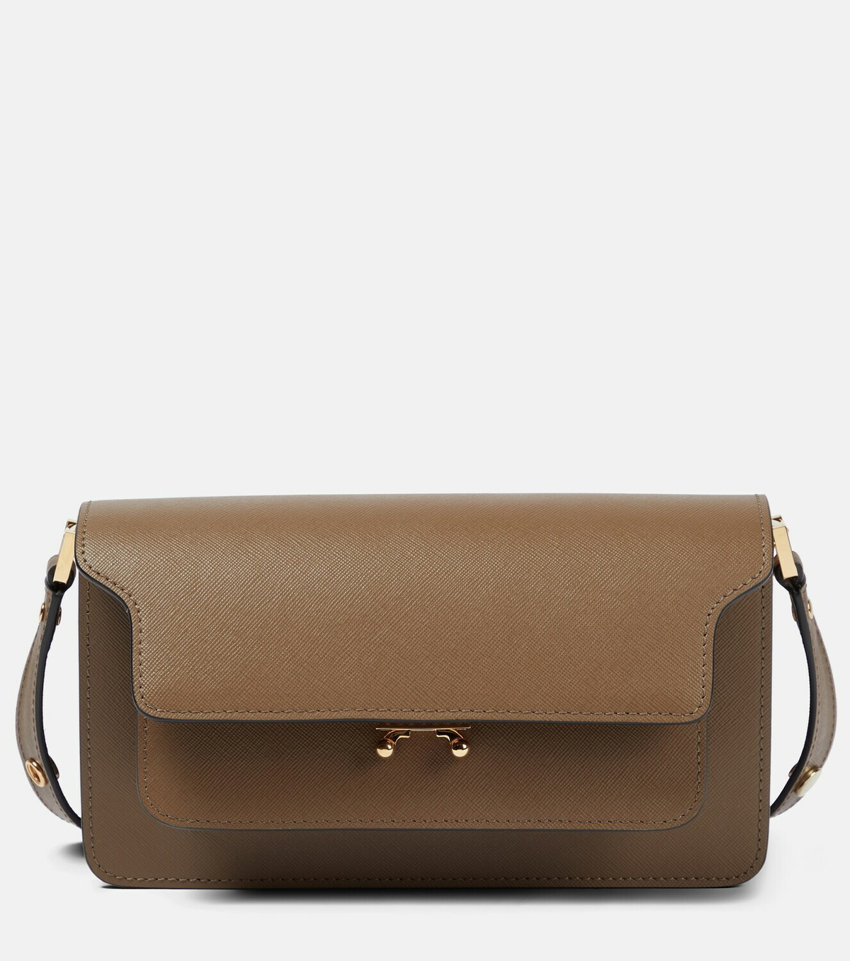 Marni Trunk Soft Mini Leather Shoulder Bag (SBMP0075Y0)
