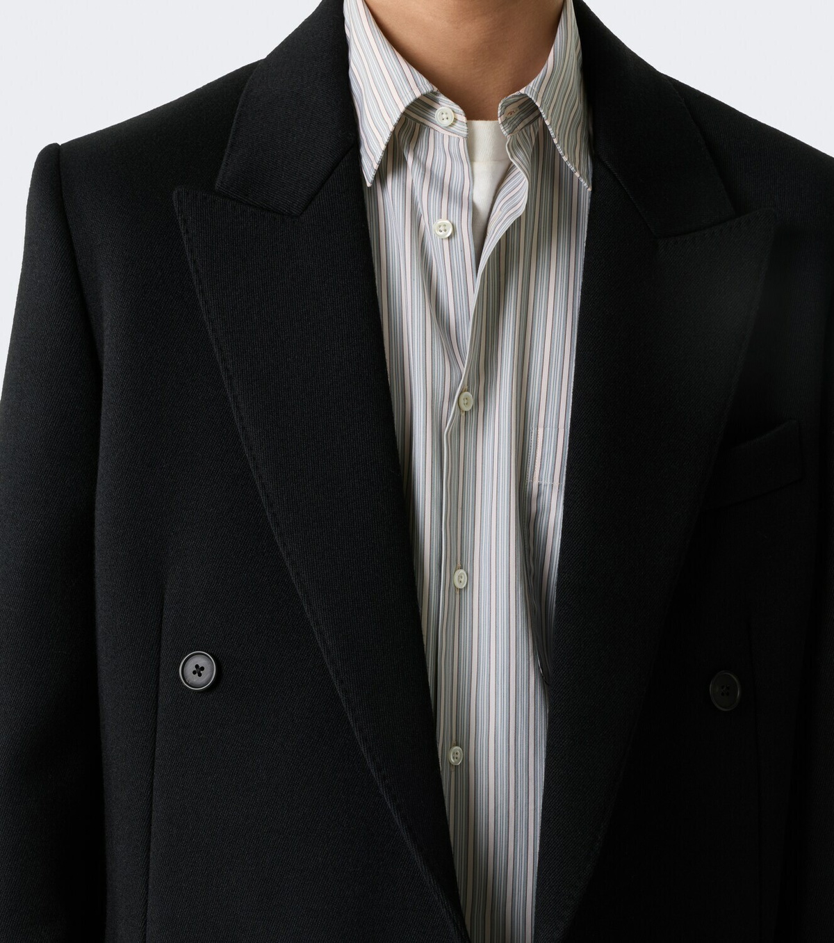 The Row Uday striped cotton poplin shirt
