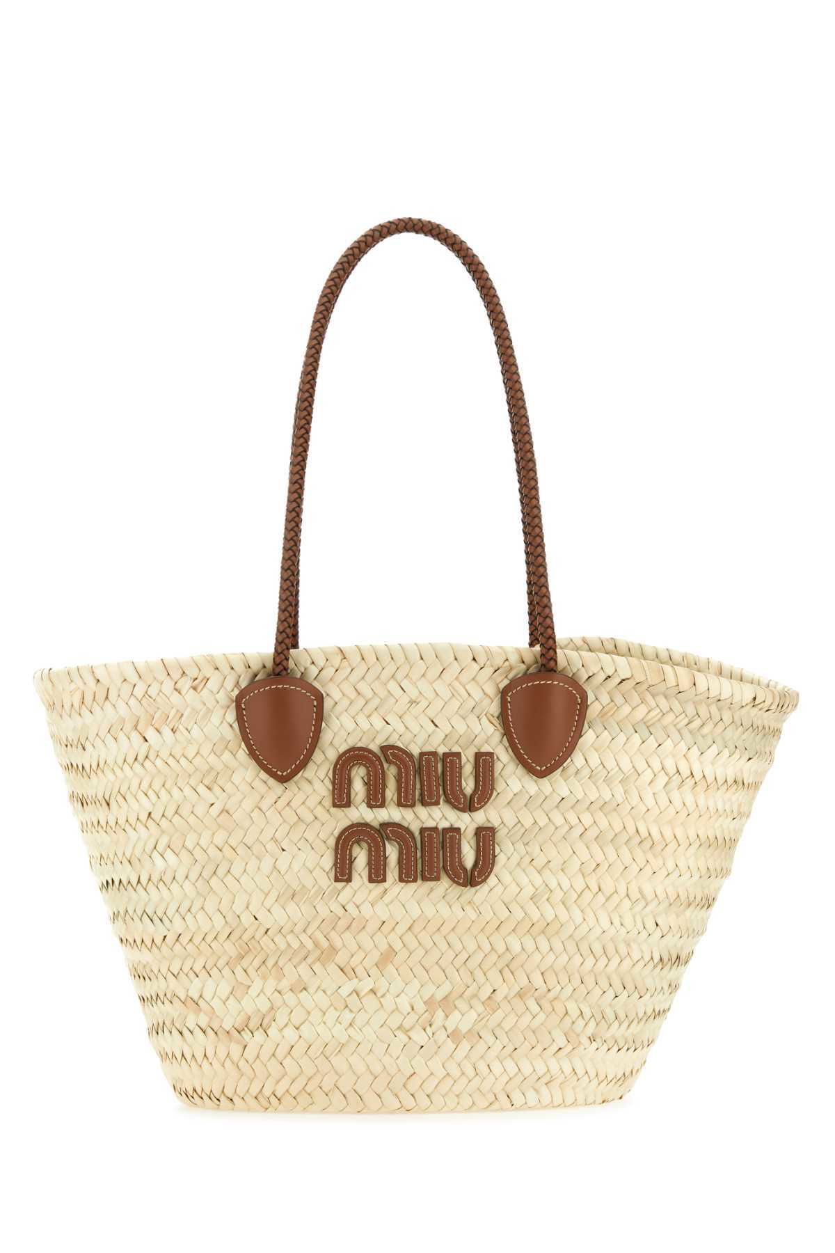 トートバッグ Miu Miu Miu Miu Palm Shopping Bag Miu Miu Palm Shopping Bag Miu Miu