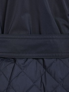 WEEKEND MAX MARA Olga Quilted Belted Long Coat with hood