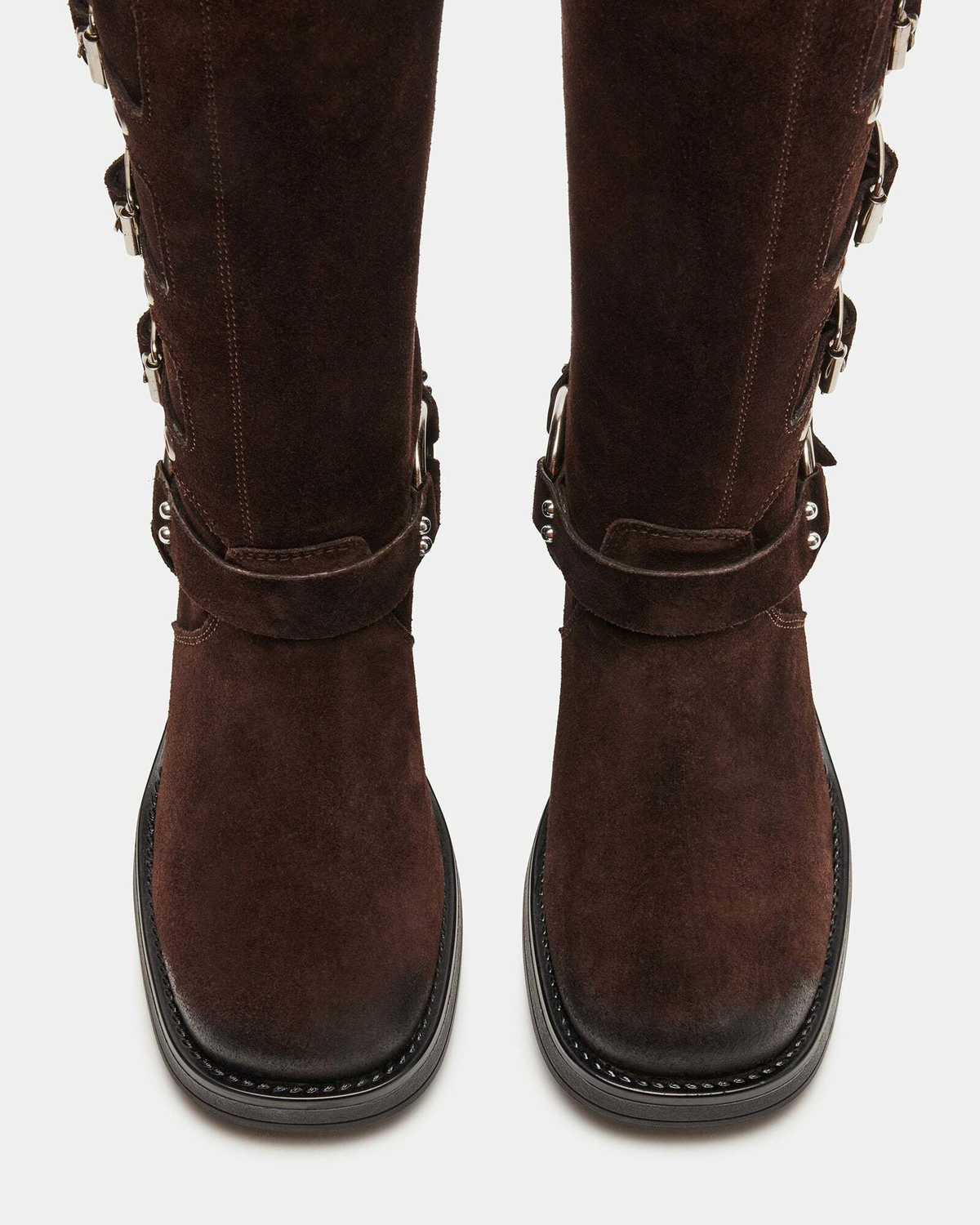 Steve Madden Rockyy Boots in Brown
