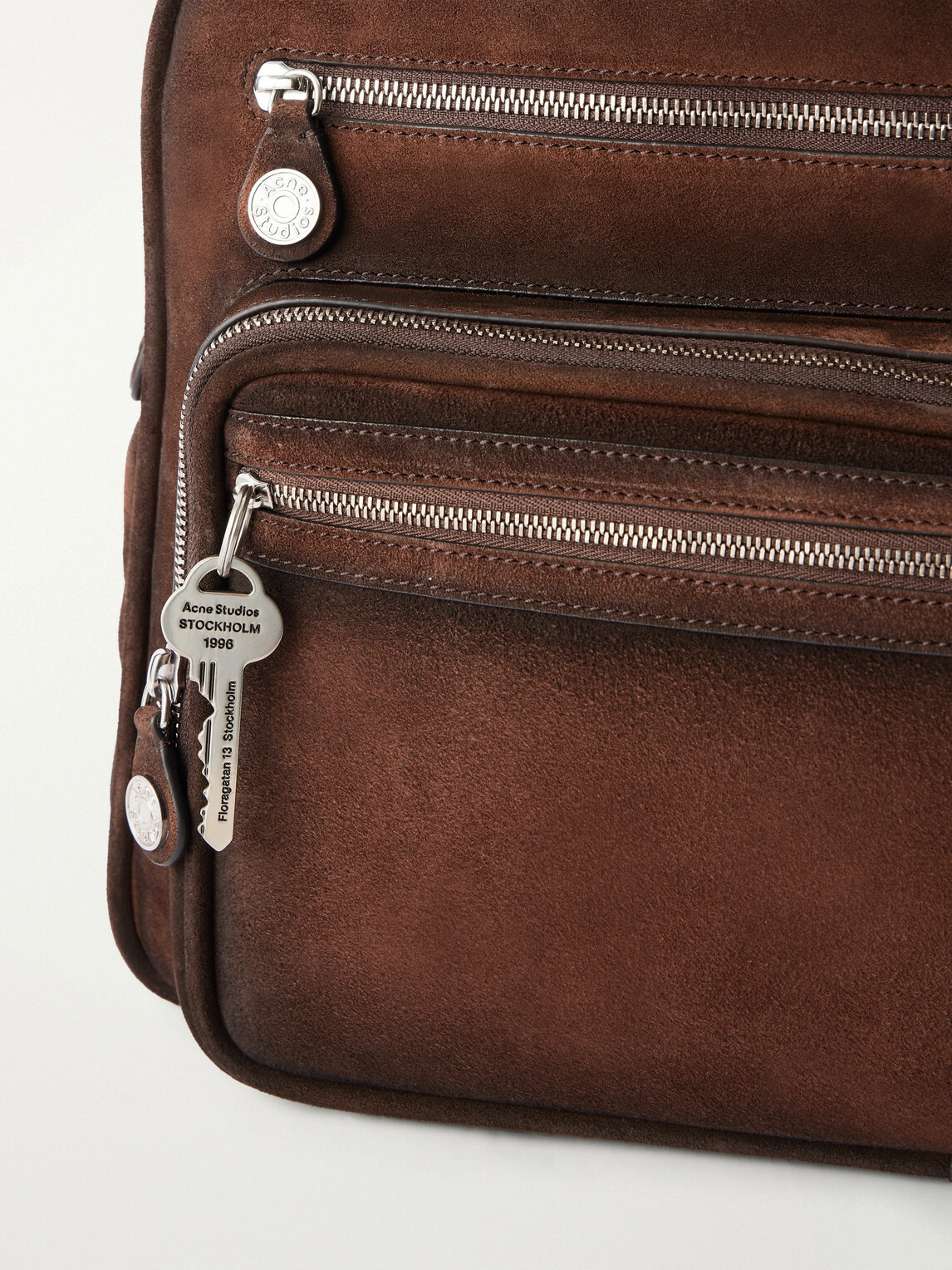 Acne Studios - Camero Camera Waxed-Suede Messenger Bag - Brown