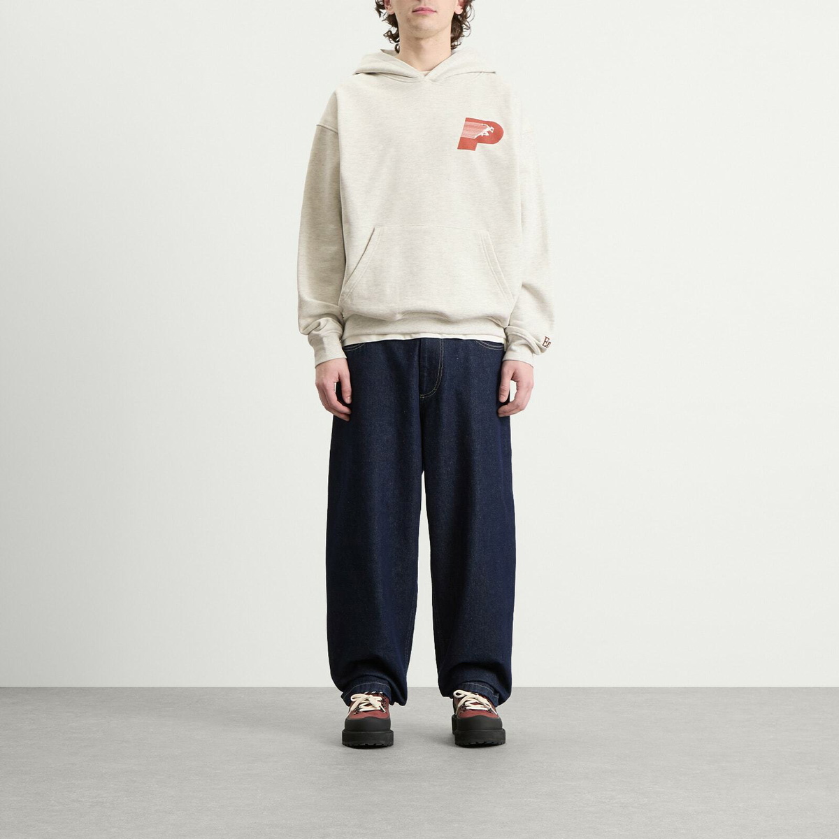 END. Pint Club Hoodie in Grey Marl