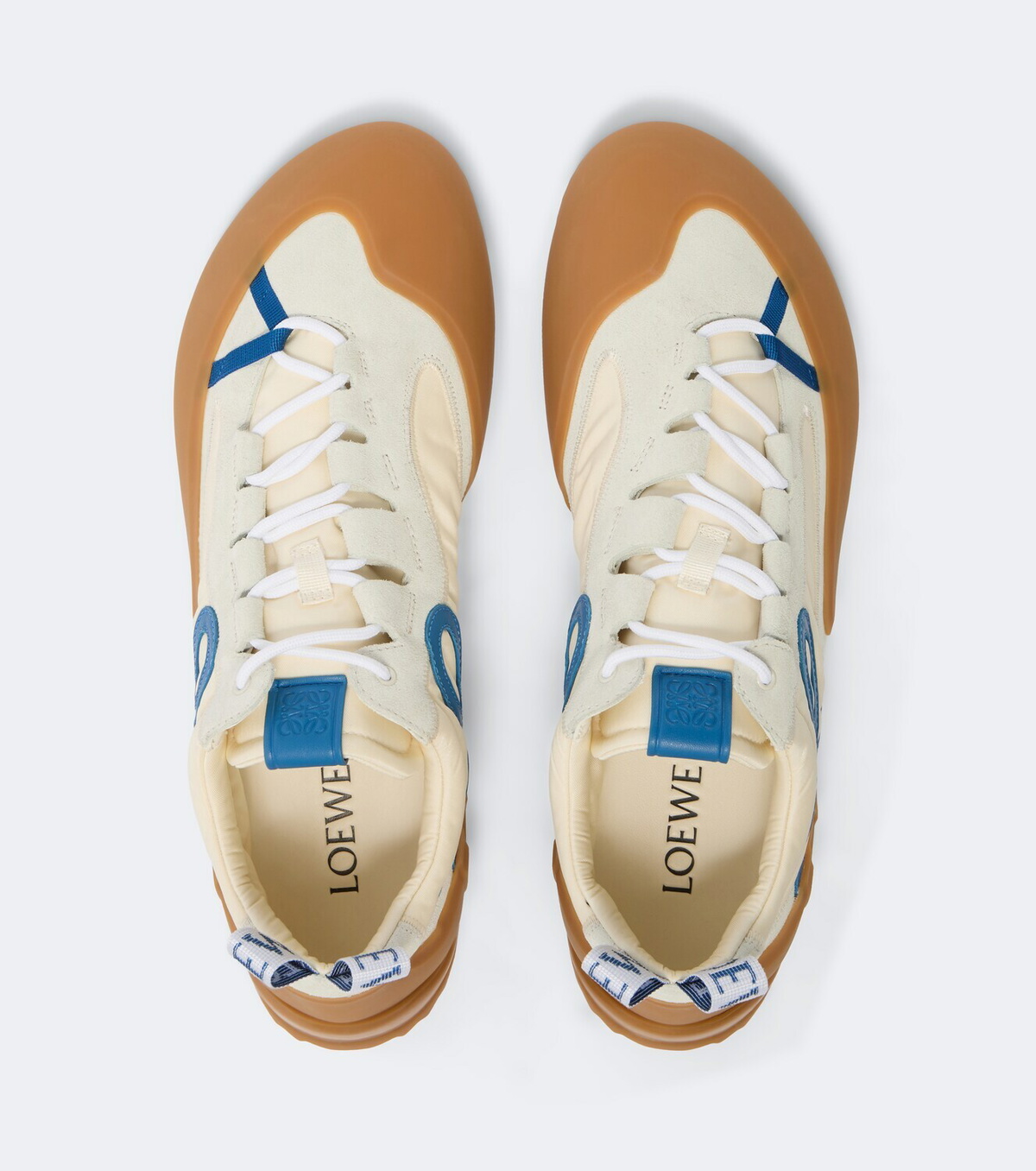 Loewe Grip Anagram suede-trimmed sneakers